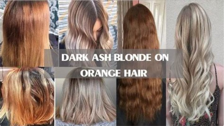 Does ash blonde take out orange?