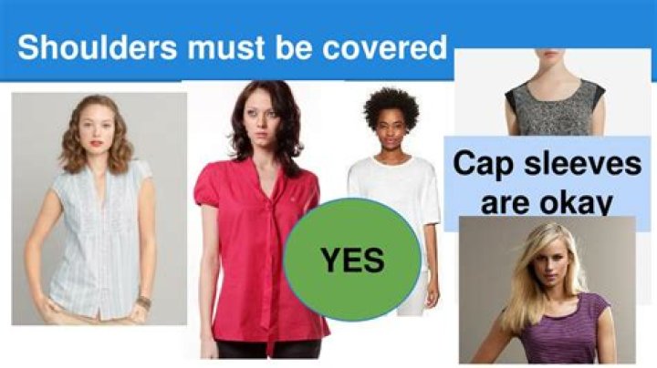 Why are bare shoulders inappropriate?